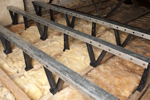 Avoid compressing or removing insulation